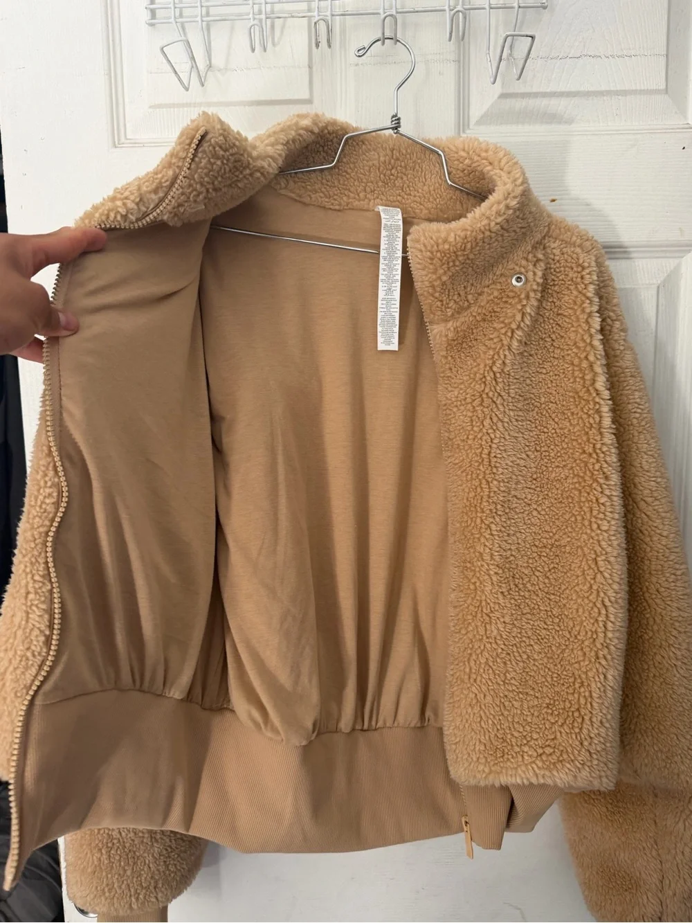 All yoga foxy Sherpa jacket size medium women’s